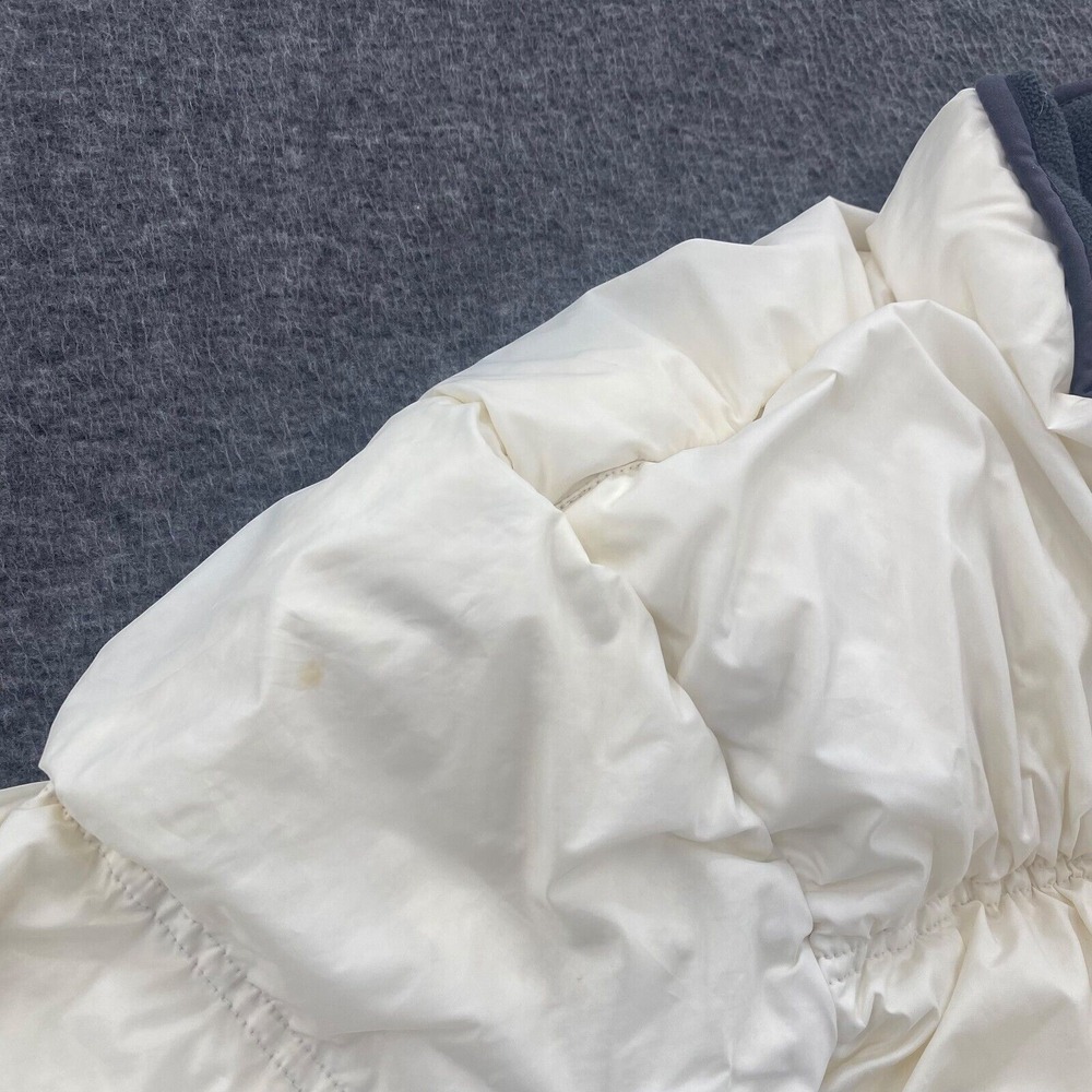 Vintage 90s White Nike Puffer Jacket Womens‎ XL Full Zip Duck Down Filled *Flaws - Picture 12 of 15
